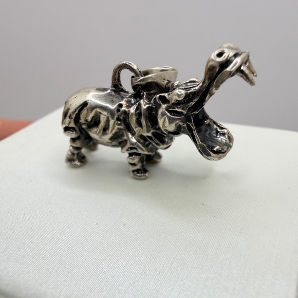 Taxco Jewelry - Possible vintage TAXCO sterling silver Hippopotamus charm or pendant!
